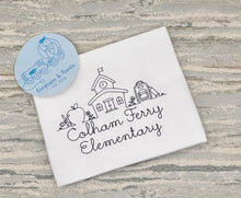 Load image into Gallery viewer, Back to School Girls School Shirt