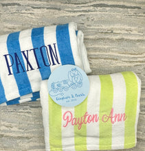 Load image into Gallery viewer, Monogrammed Beach Towel