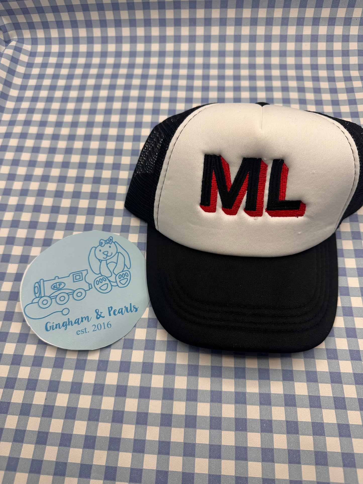 Shadow Block Mesh Trucker Hat