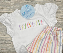 Load image into Gallery viewer, Back to School Girls Crayon Shirt