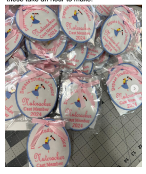 Previous Year DePass Embroidered Nutcracker Ornament