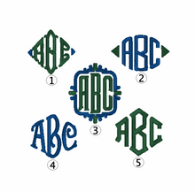 Load image into Gallery viewer, Diamond Monogram Fonts