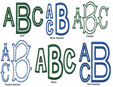 Load image into Gallery viewer, Applique Monograms II