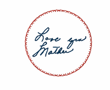 Load image into Gallery viewer, Handwriting Ornament