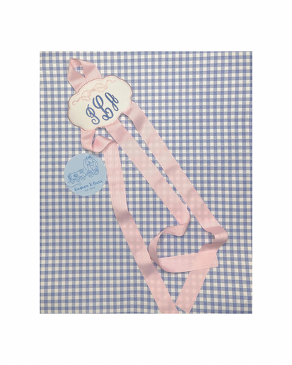 Monogram Bow Holder