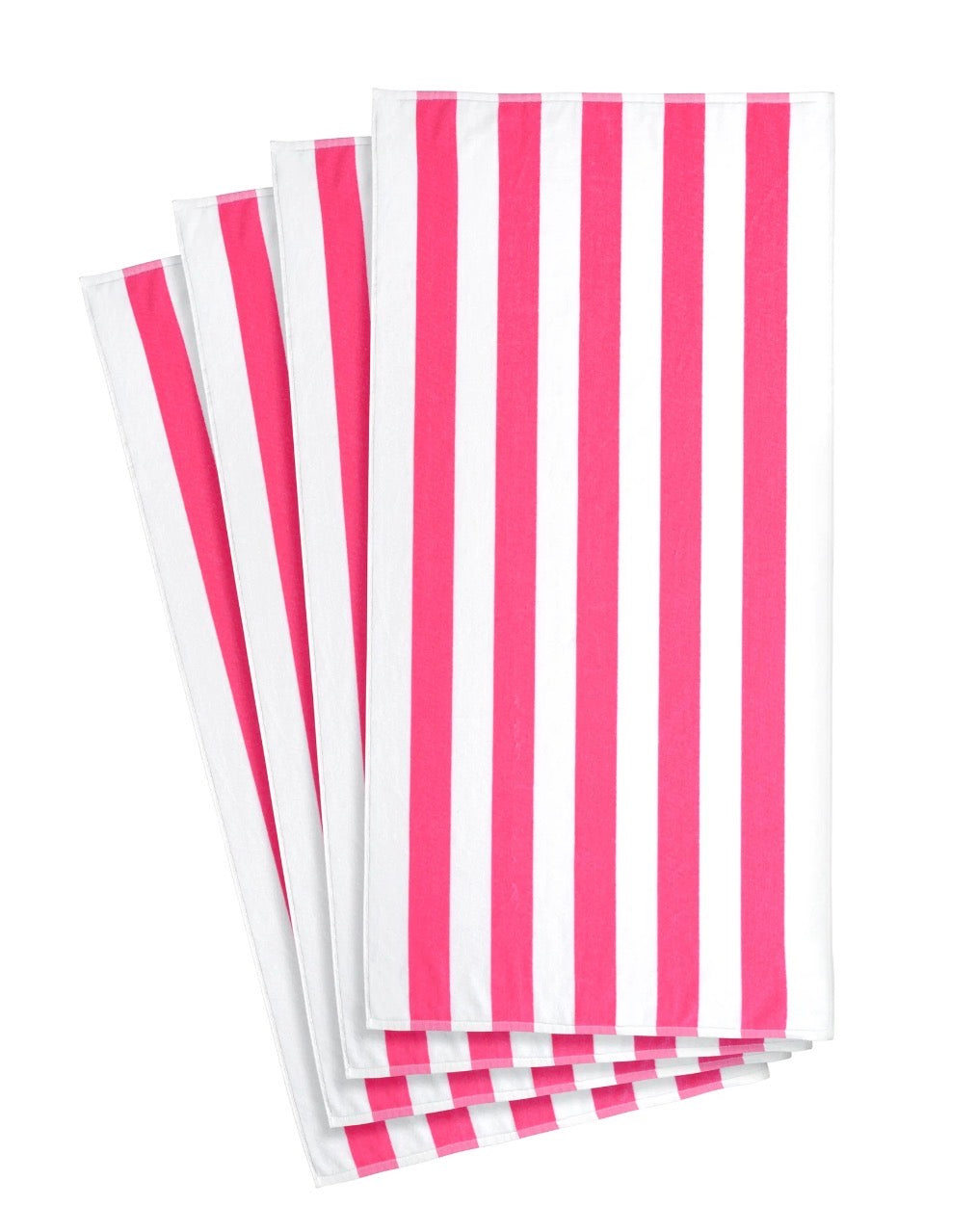 Personalized Cabana Striped Beach Towel
