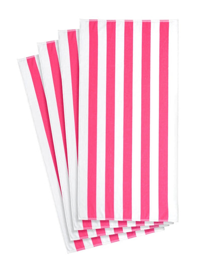 Personalized Cabana Striped Beach Towel