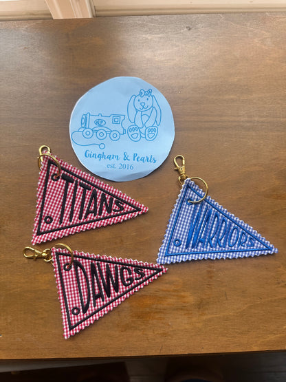 Spirit Pennant Keychain