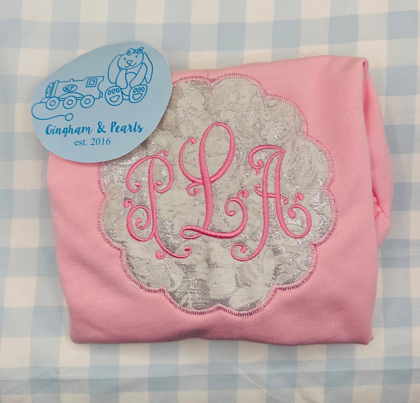 Adult Memory Shirt with Appliqué Patch.