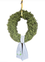 Load image into Gallery viewer, Monogrammed Hydrangea Wreath Sash
