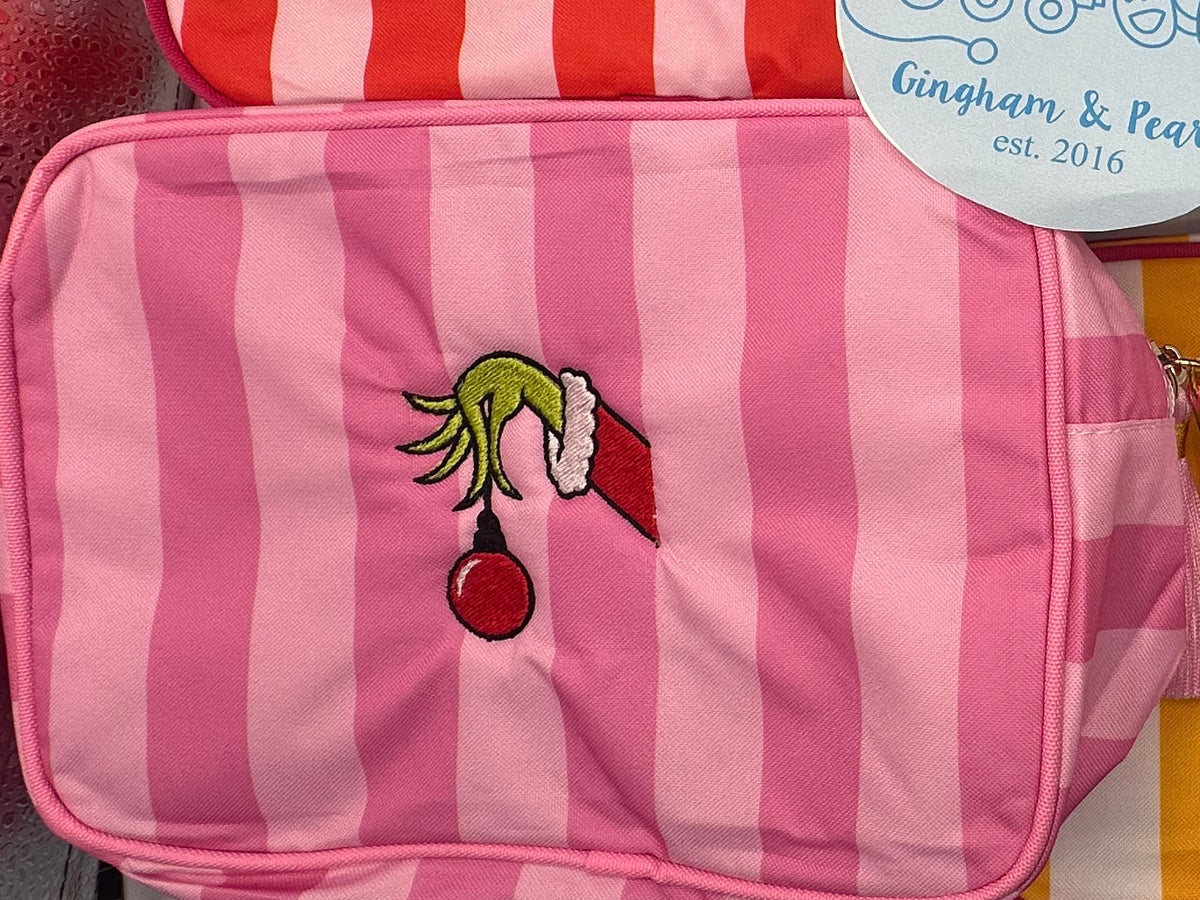 Grinch mahjong bag