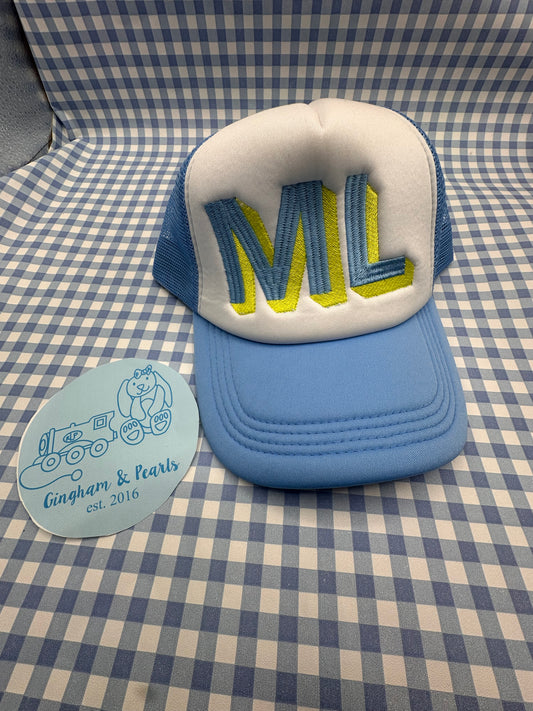 Shadow Block Mesh Trucker Hat