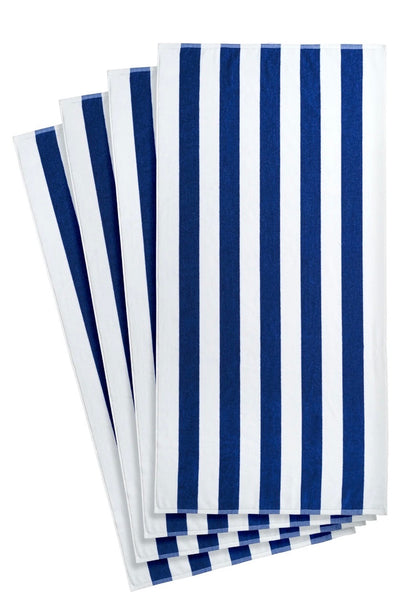 Personalized Cabana Striped Beach Towel