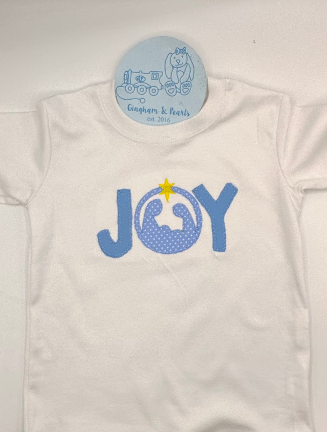 Boys Joy Appliqué shirt