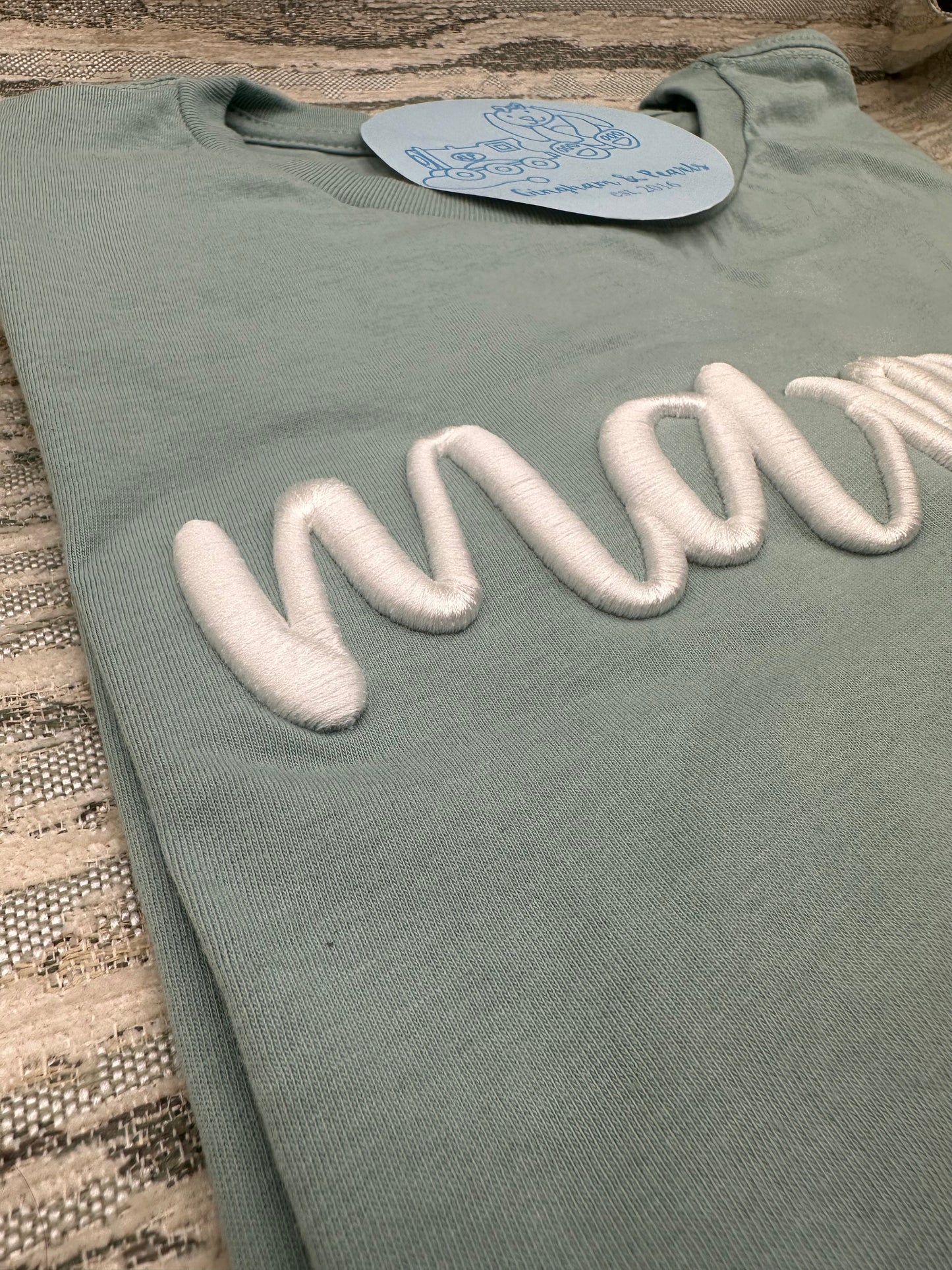 3D Puff Embroidered Mama Tee
