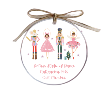 2025 DePass Acrylic Nutcracker Ornament