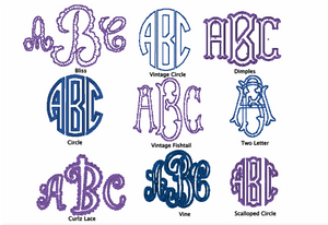 Applique Monograms