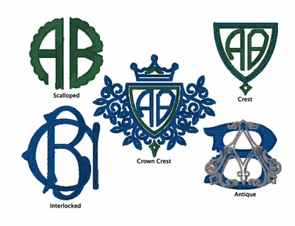 Two Letter Monogram
