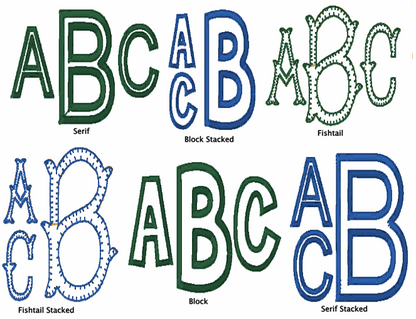 Applique Monograms II