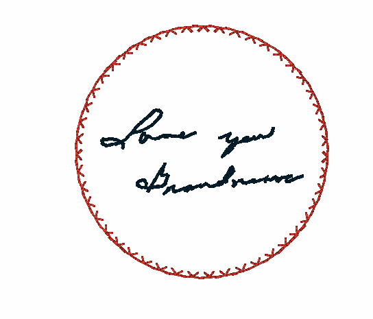 Handwriting  Ornament
