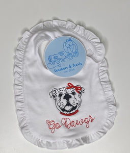 Game Day Ready: Girls bulldog bib