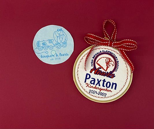 School Logo Ornament